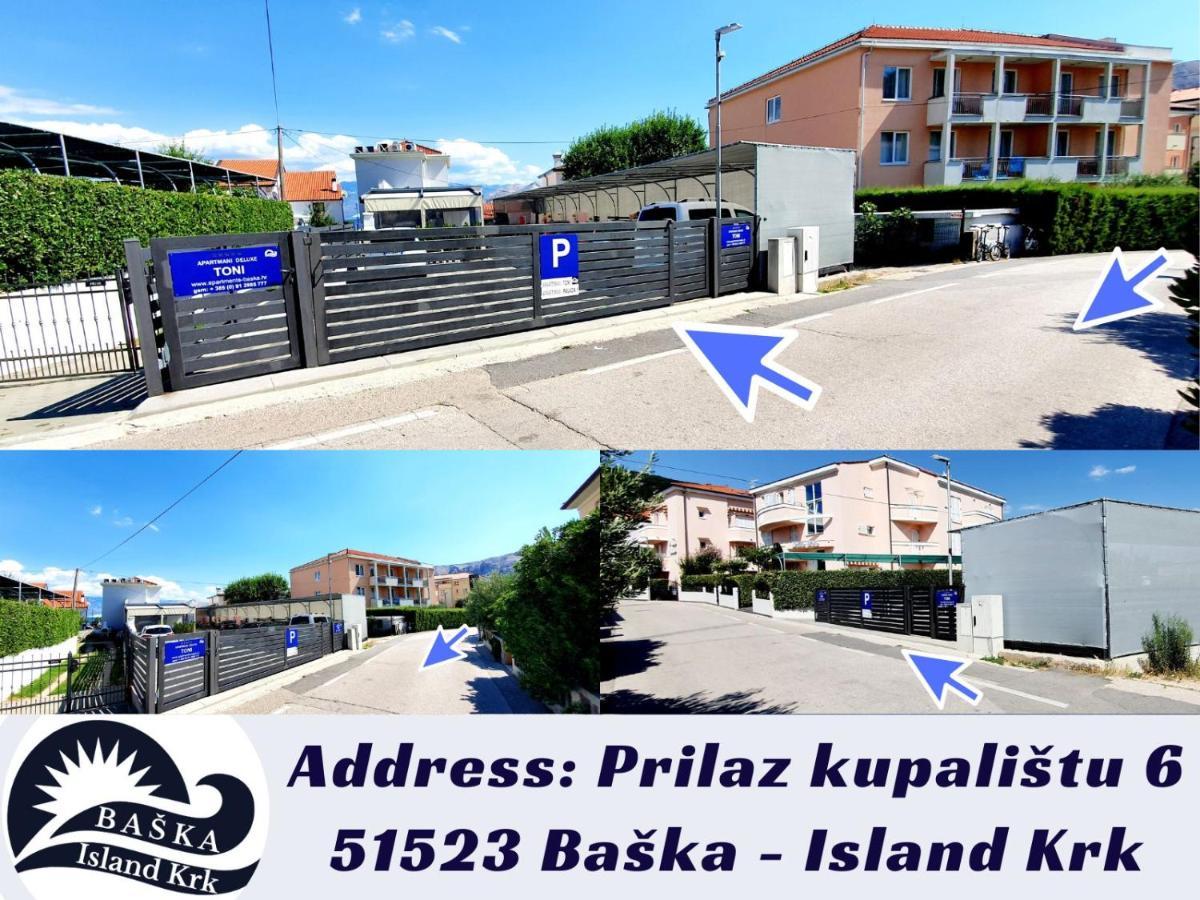 Apartments Toni Baška Exterior foto